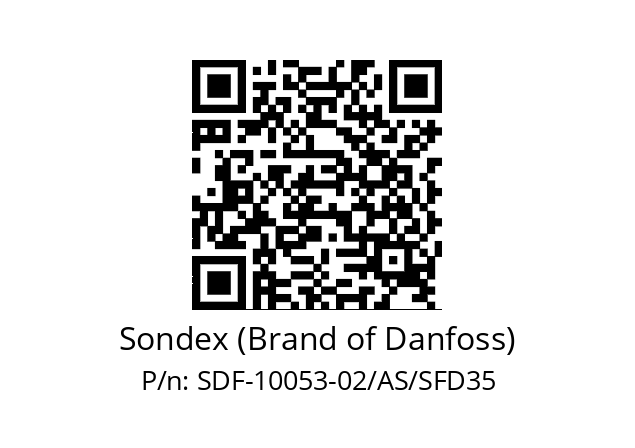   Sondex (Brand of Danfoss) SDF-10053-02/AS/SFD35