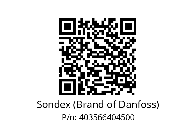   Sondex (Brand of Danfoss) 403566404500