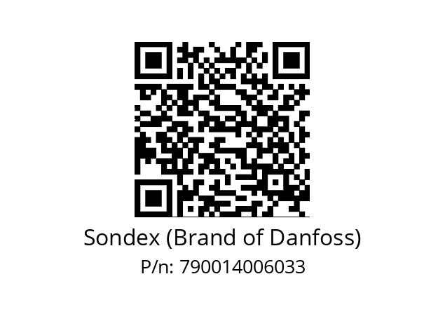   Sondex (Brand of Danfoss) 790014006033