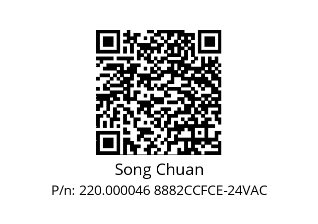   Song Chuan 220.000046 8882CCFCE-24VAC