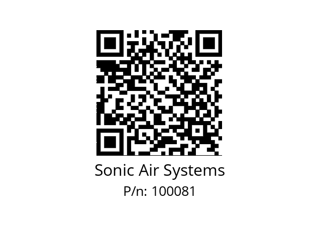  12638 Sonic Air Systems 100081