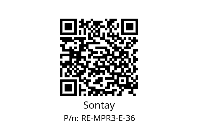   Sontay RE-MPR3-E-36