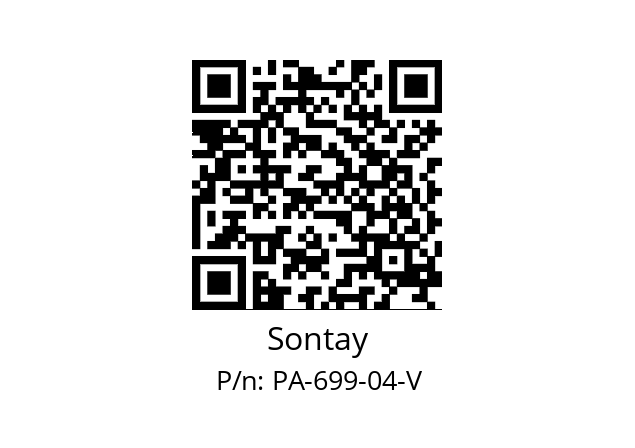   Sontay PA-699-04-V