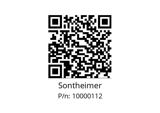   Sontheimer 10000112