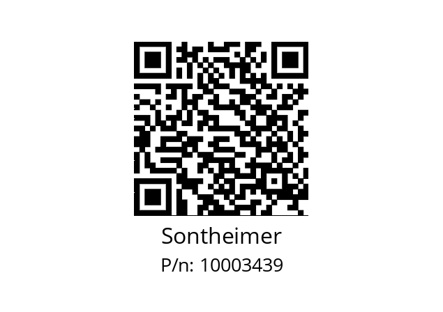   Sontheimer 10003439