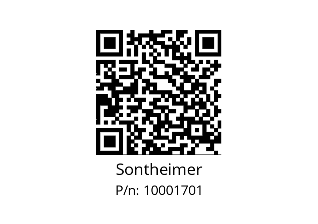   Sontheimer 10001701