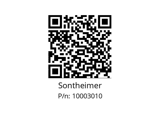   Sontheimer 10003010