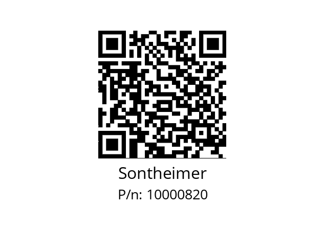   Sontheimer 10000820