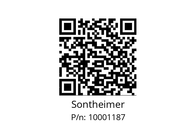   Sontheimer 10001187