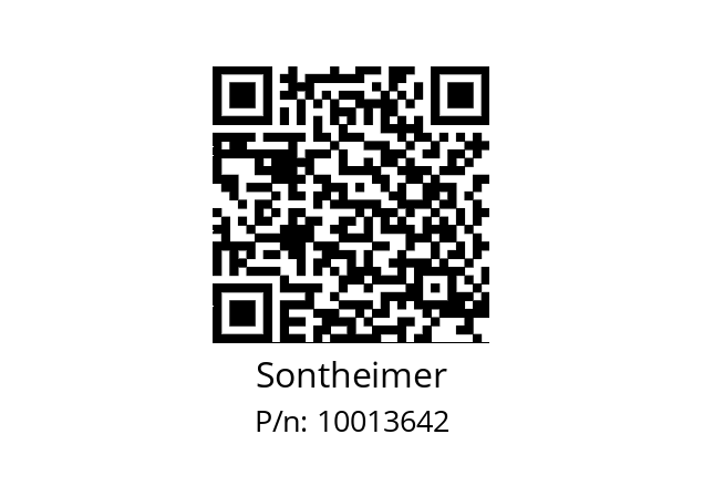   Sontheimer 10013642