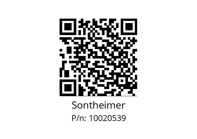   Sontheimer 10020539