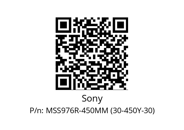   Sony MSS976R-450MM (30-450Y-30)