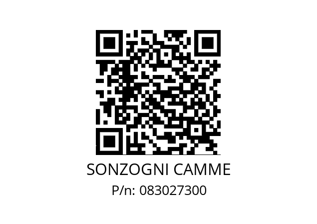   SONZOGNI CAMME 083027300