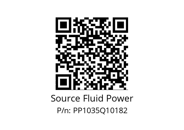   Source Fluid Power PP1035Q10182