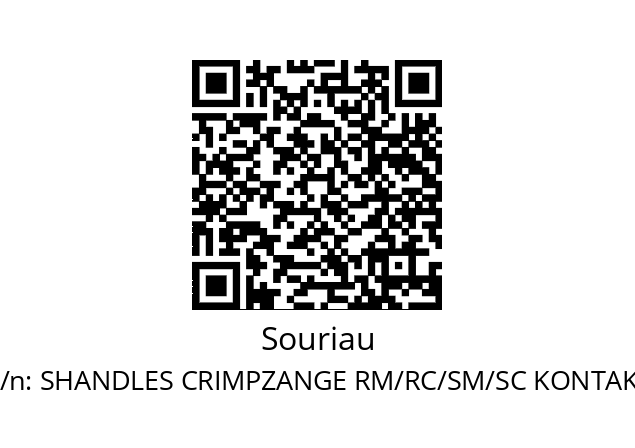   Souriau SHANDLES CRIMPZANGE RM/RC/SM/SC KONTAKT