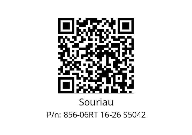   Souriau 856-06RT 16-26 S5042