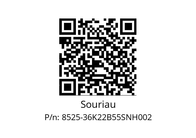   Souriau 8525-36K22B55SNH002