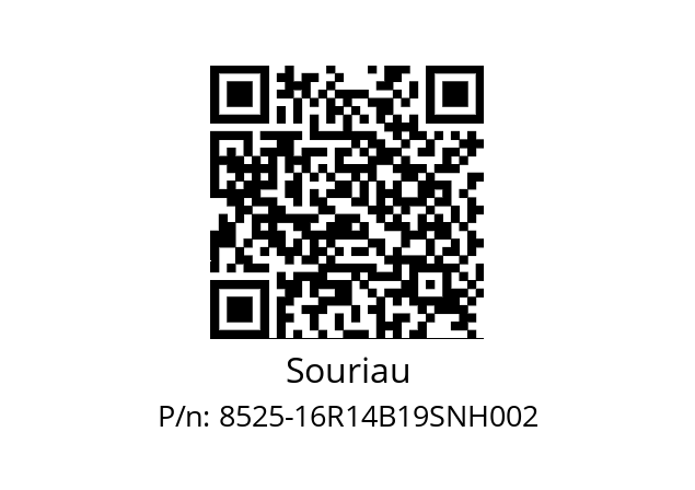   Souriau 8525-16R14B19SNH002