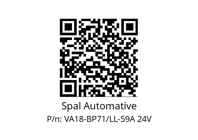   Spal Automative VA18-BP71/LL-59A 24V