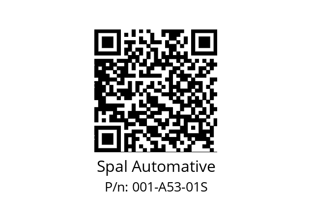   Spal Automative 001-A53-01S