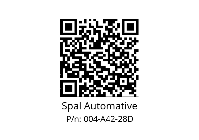   Spal Automative 004-A42-28D