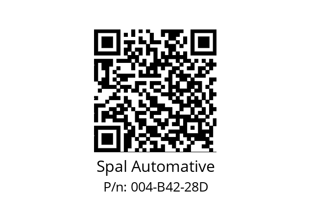   Spal Automative 004-B42-28D