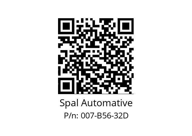   Spal Automative 007-B56-32D