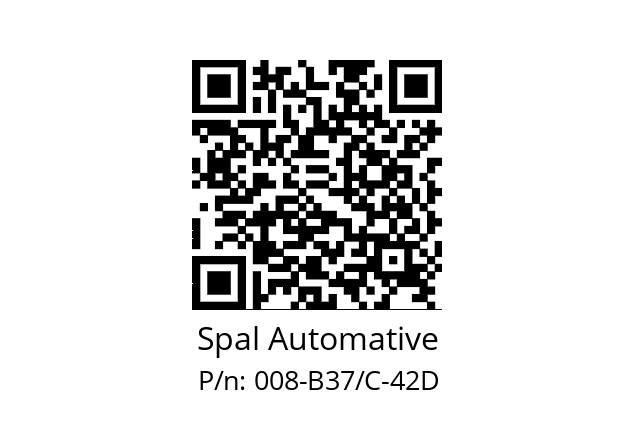   Spal Automative 008-B37/C-42D