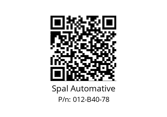   Spal Automative 012-B40-78