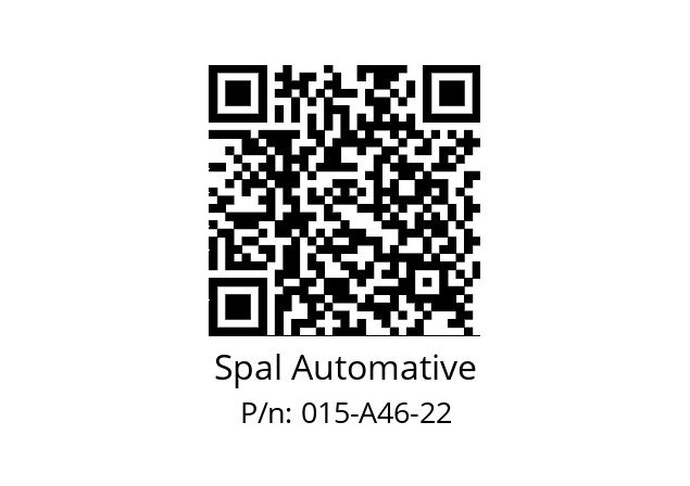   Spal Automative 015-A46-22