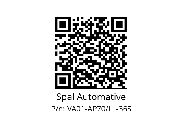   Spal Automative VA01-AP70/LL-36S