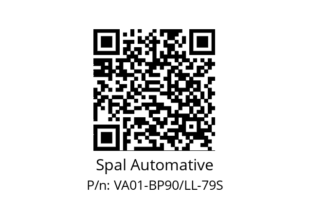   Spal Automative VA01-BP90/LL-79S