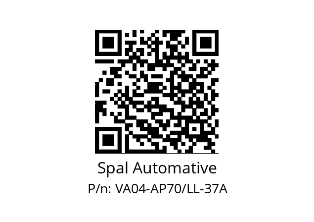   Spal Automative VA04-AP70/LL-37A