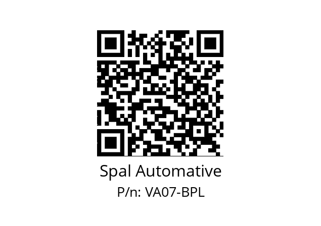   Spal Automative VA07-BPL