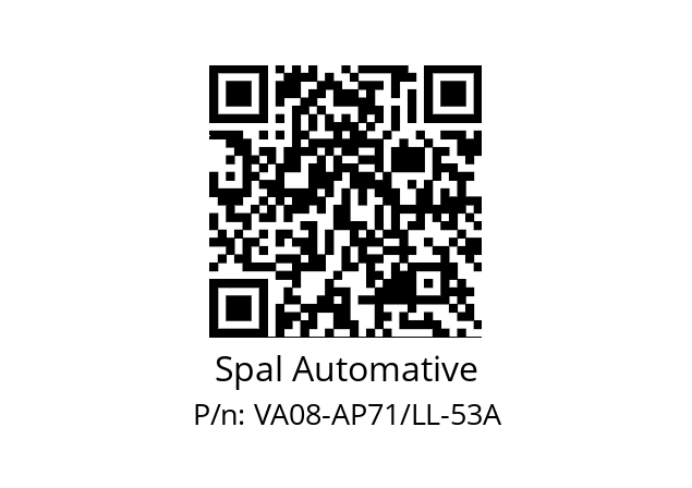   Spal Automative VA08-AP71/LL-53A