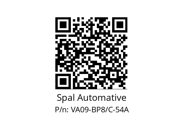   Spal Automative VA09-BP8/C-54A