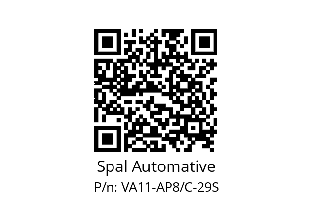   Spal Automative VA11-AP8/C-29S