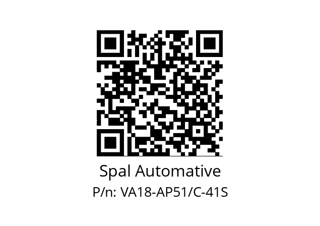   Spal Automative VA18-AP51/C-41S