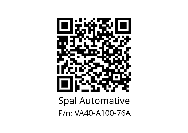   Spal Automative VA40-A100-76A