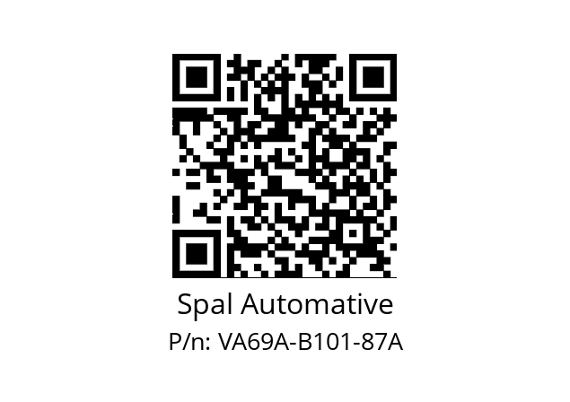   Spal Automative VA69A-B101-87A