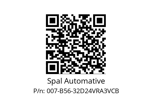   Spal Automative 007-B56-32D24VRA3VCB