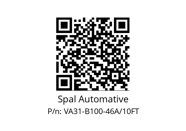   Spal Automative VA31-B100-46A/10FT