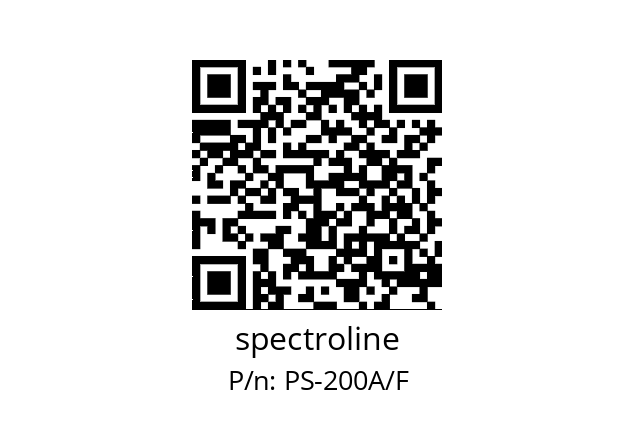   spectroline PS-200A/F