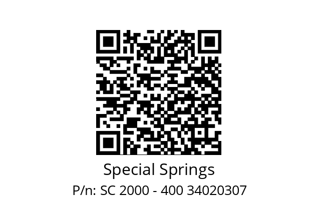   Special Springs SC 2000 - 400 34020307