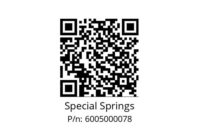   Special Springs 6005000078