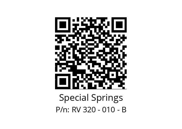   Special Springs RV 320 - 010 - B