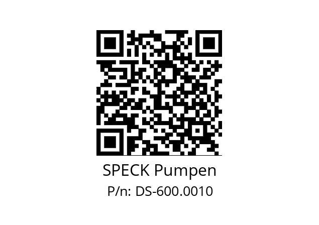   SPECK Pumpen DS-600.0010