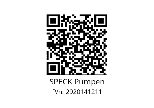   SPECK Pumpen 2920141211