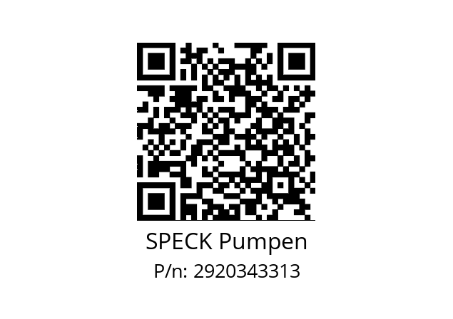   SPECK Pumpen 2920343313