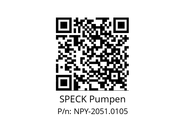   SPECK Pumpen NPY-2051.0105